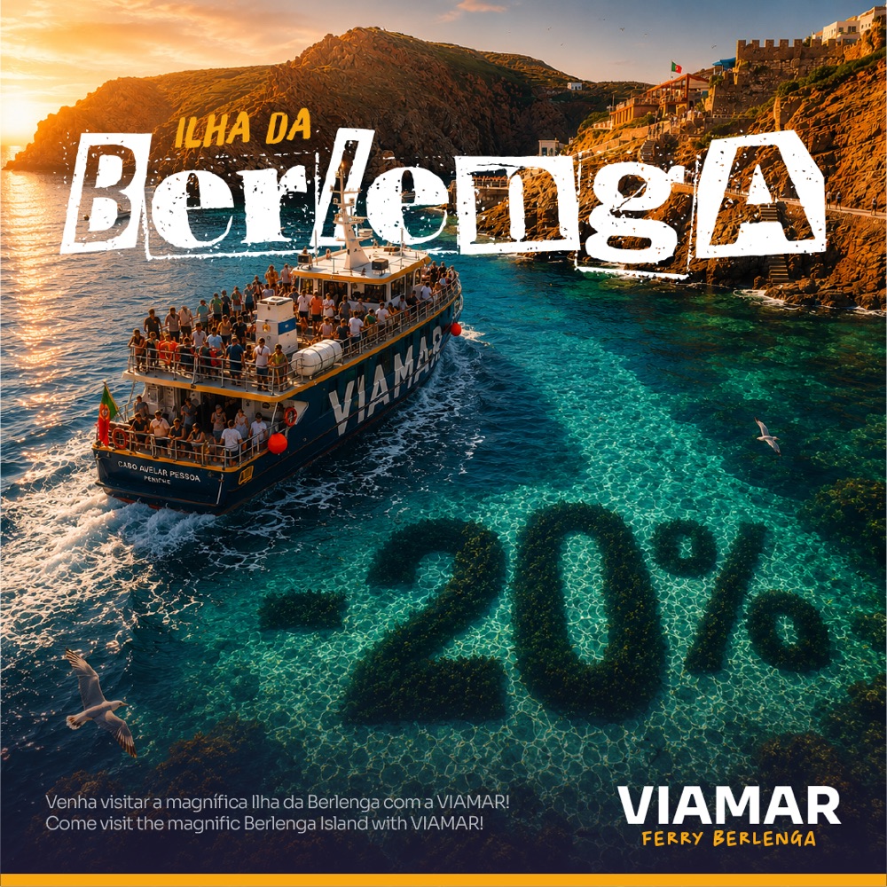 Ilha da Berlenga com a Viamar — 20% de desconto